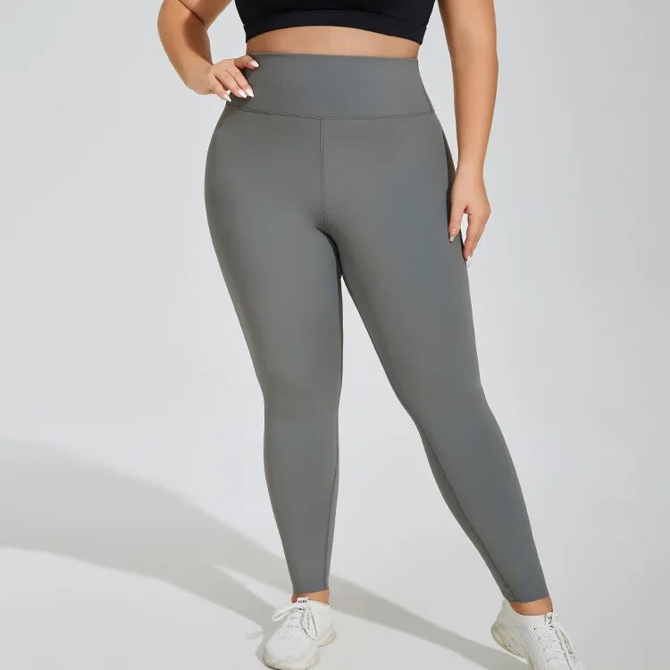 Plus Size Fitness Gym Leggings Women Running Activewear Yoga Leggings Seamless Energy Tights High Waist Sports Pants Workout