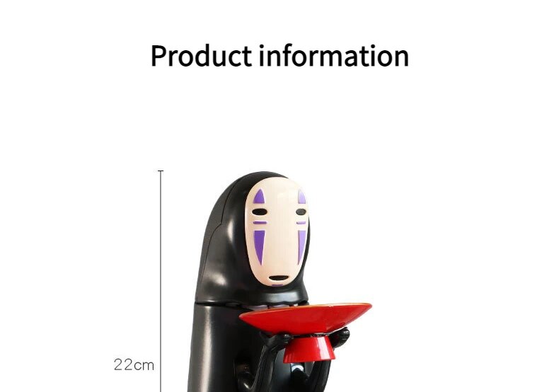 Cartoon Spirited Away Faceless Piggy Bank Automatically Eats Coins Piggy Bank Boys Children's Gift Gift Desktop Decoration
