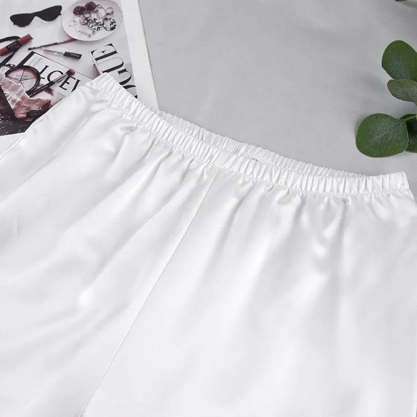 BKQU Pajamas Feathers Sleepwear Female 2 Piece Long Sleeve Turn Down Collar Tops Satin Casual Women Sets With Pants Autumn 2023