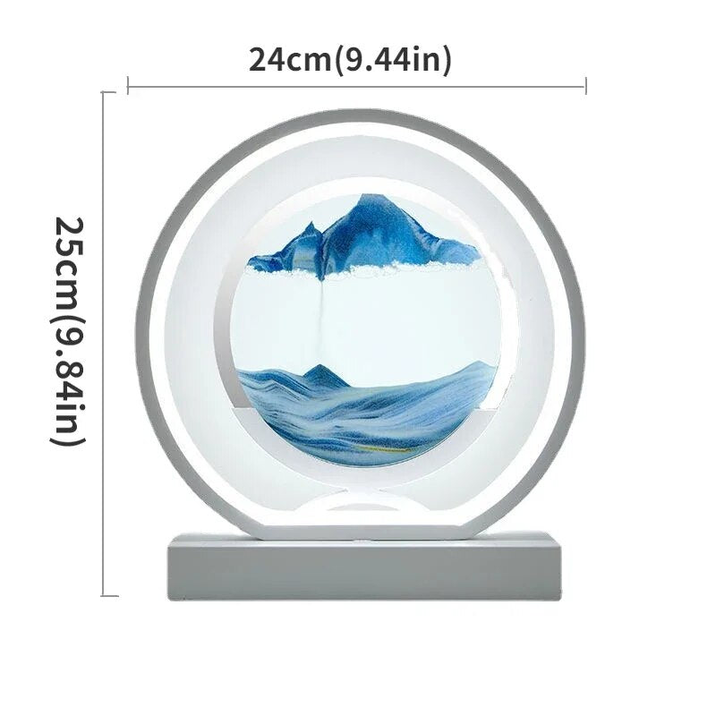 Dynamic Sand Scene Hourglass