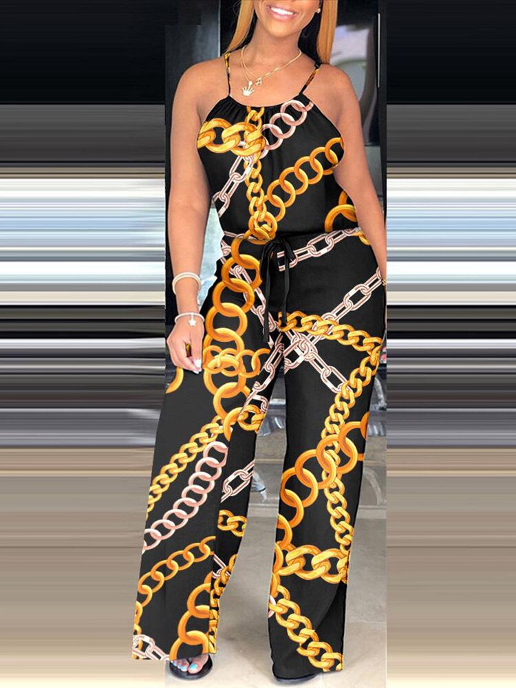 Women Summer Suspender Jumpsuit