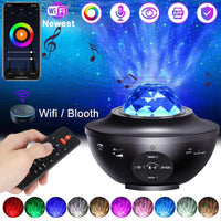 LED Star Night Light Wave LED Projector