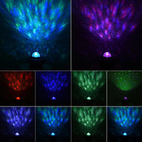LED Star Night Light Wave LED Projector