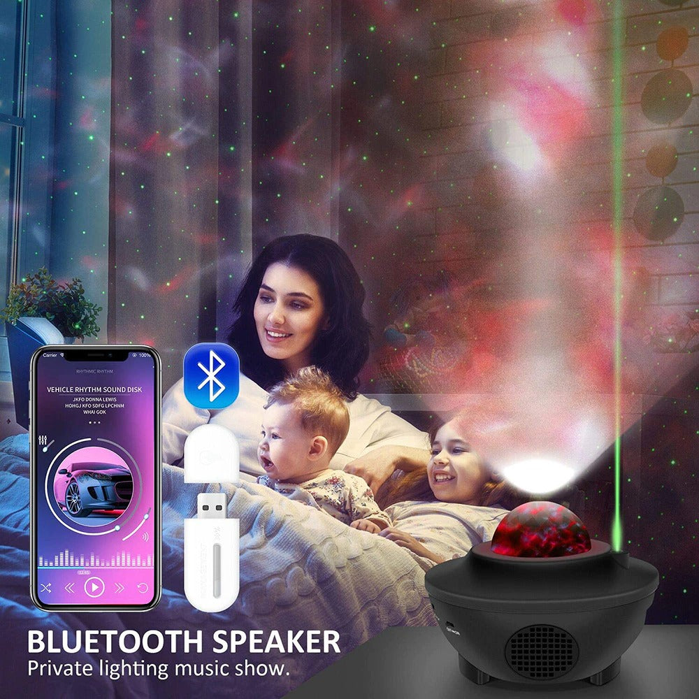 LED Star Night Light Wave LED Projector