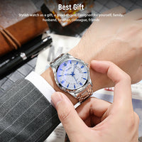 Stainless Steel Watch For MEN Classic Analog Wristwatch Fashion