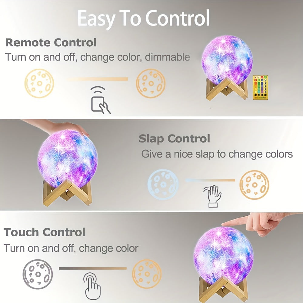 Touch Color Changing Moon Lamp