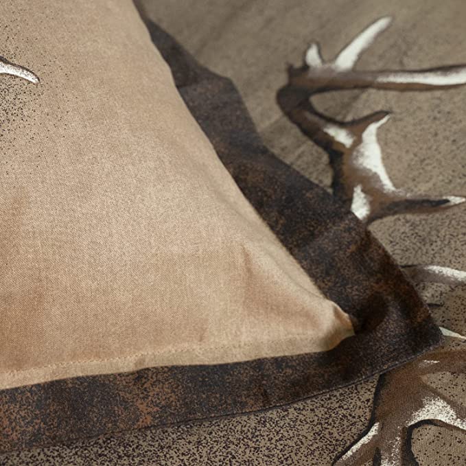 BRT - Whitetail Ridge - Deer Head - Modern Comforter Set