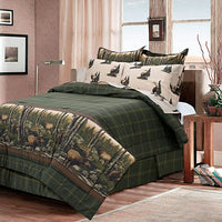 BRT - Rocky Mountain Forest Elk - Modern Rustic Complete Bedding Set