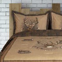BRT - Whitetail Ridge - Deer Head - Modern Comforter Set