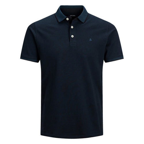 Jack Jones Men Polo Bordeaux & Black