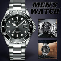 Luminous  Stainless Steel Quartz Classic Watch