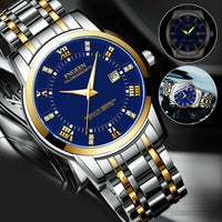 Stainless Steel Watch For MEN Quartz Luminous Classic Watches
