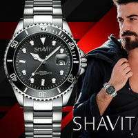 Luminous  Stainless Steel Quartz Classic Watch