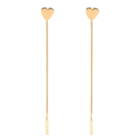Heart Drop Earrings