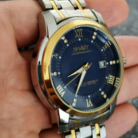 Luxury Stainless Steel Quartz Luminous Wristwatch for Men