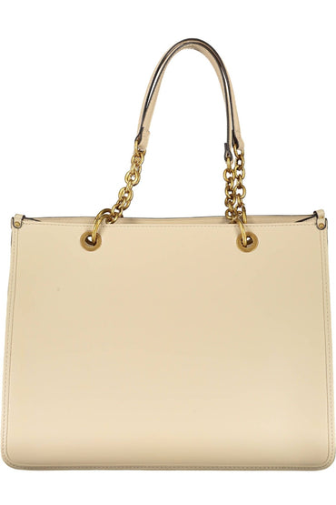 Guess Jeans Beige Polyurethane Handbag