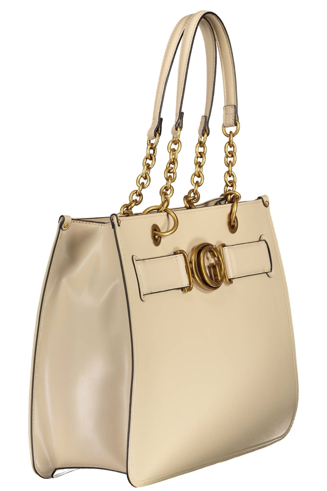 Guess Jeans Beige Polyurethane Handbag