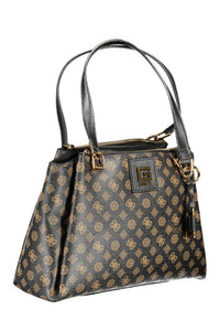 Guess Jeans Brown Polyurethane Handbag