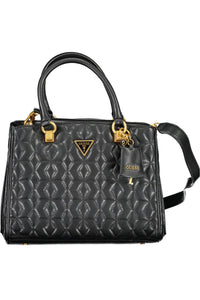 Guess Jeans Black Polyurethane Handbag