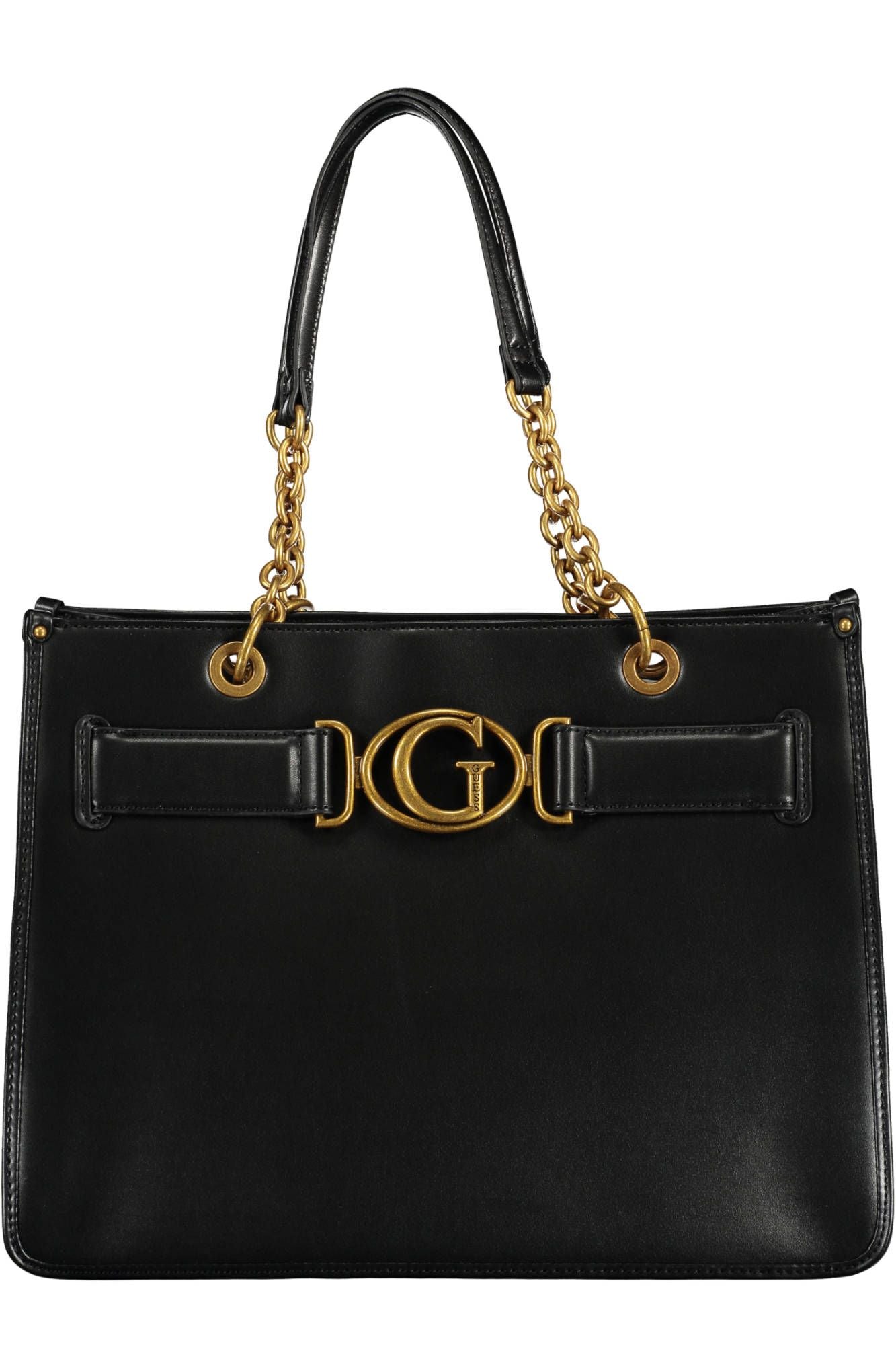 Guess Jeans Black Polyurethane Handbag