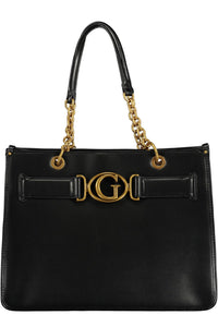 Guess Jeans Black Polyurethane Handbag