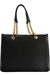 Guess Jeans Black Polyurethane Handbag