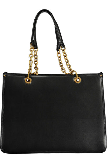 Guess Jeans Black Polyurethane Handbag
