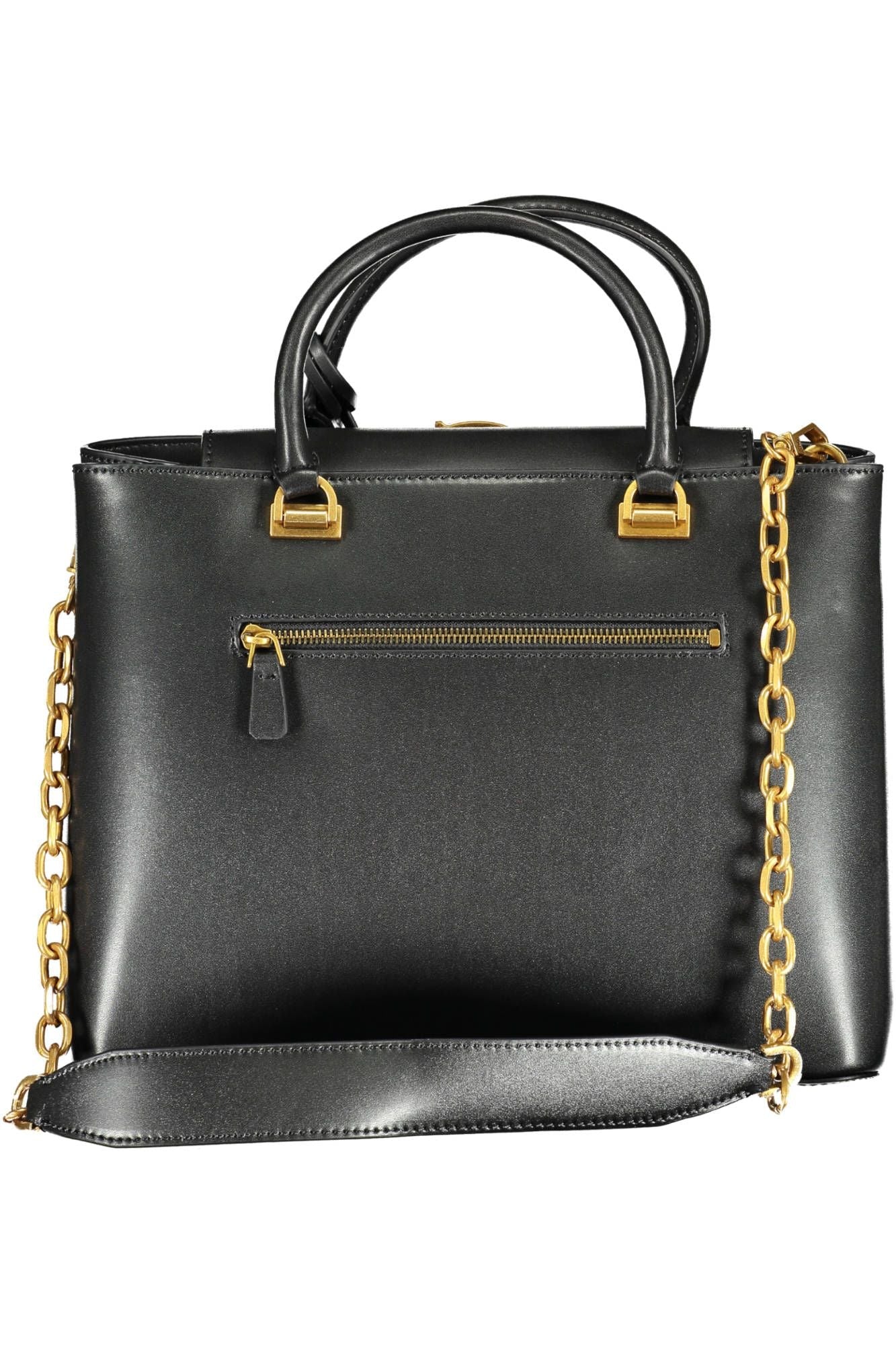 Guess Jeans Black Polyurethane Handbag