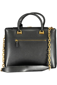 Guess Jeans Black Polyurethane Handbag