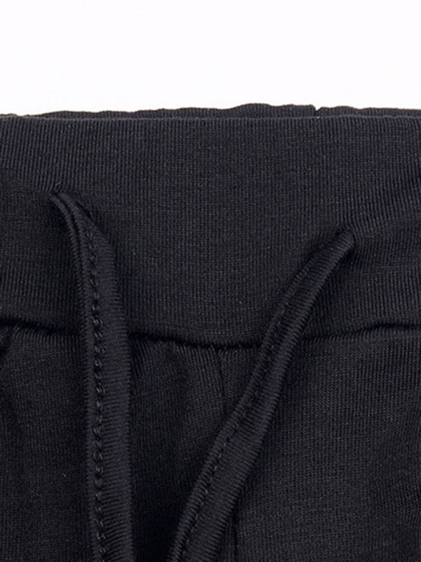 Women's Solid Color Sweatshirt & Sweatpants Set