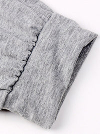 Women's Solid Color Sweatshirt & Sweatpants Set