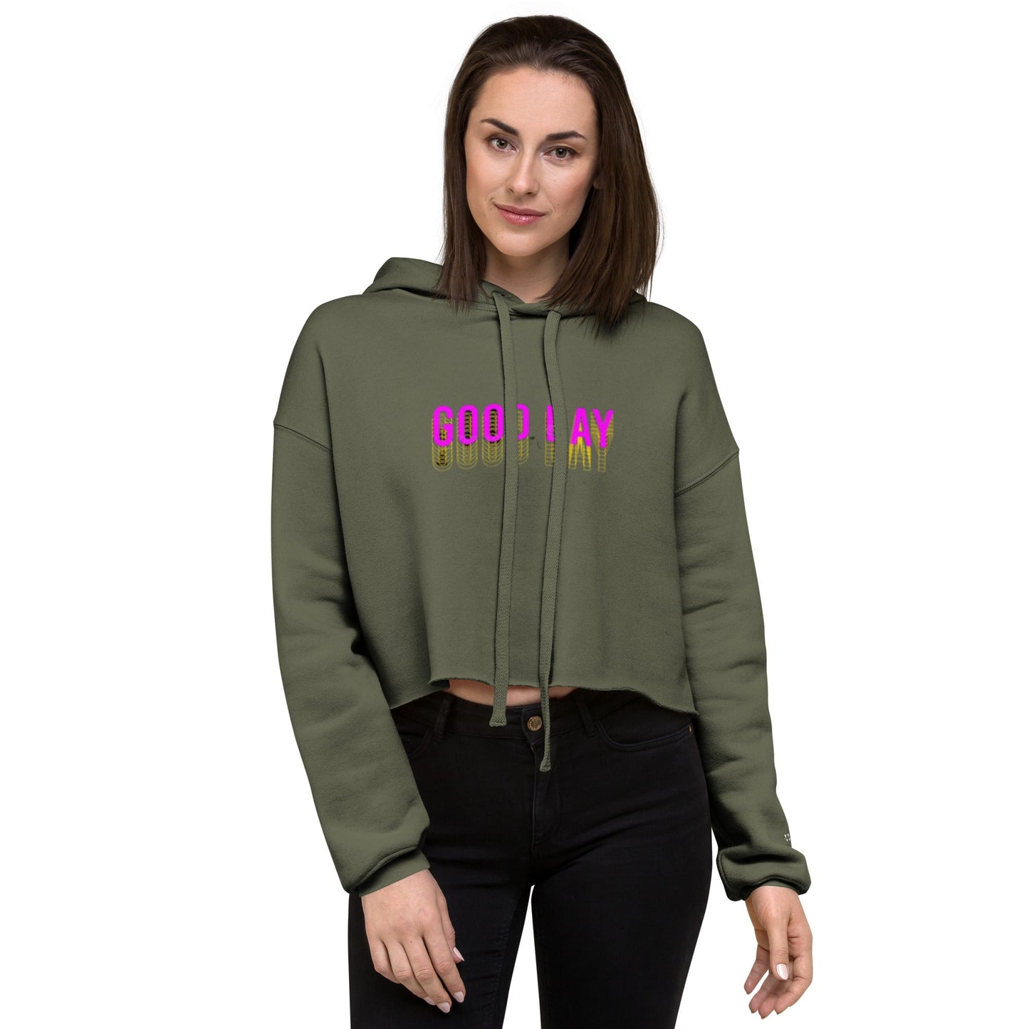 Westbury Museum Women's Good Day Crop Hoodie